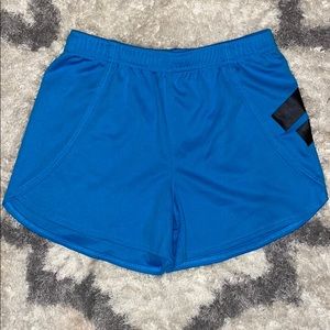 Adidas girls blue shorts size M (10/12)